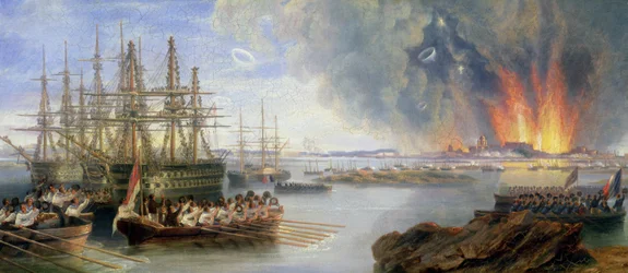 Het bombardement van Sebastopol, 1858